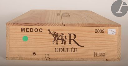  6 B GOULÉE BY COS D'ESTOURNEL (original wooden case), Médoc, 2009