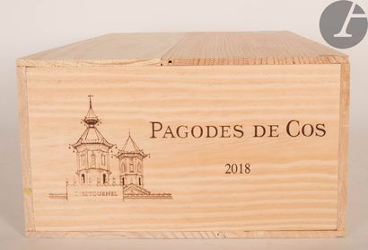  12 B LES PAGODES DE COS (Caisse Bois d'origine), Saint-Estèphe, 2018