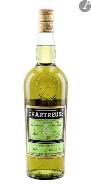 null 
1 B CHARTREUSE VERTE VOIRON PERIOD 1968-1982 100 cl 55% (e.a.; back label slightly...