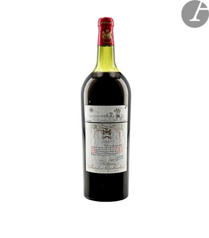 null 1 Mag CHÂTEAU MOUTON ROTHSCHILD (H.E.; light t.h. to e.a.; capsule stamped and...