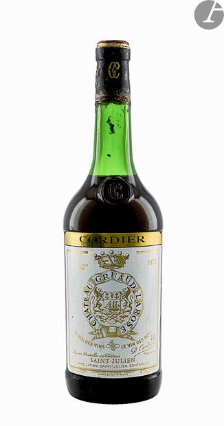 null 1 Mag CHÂTEAU GRUAUD LAROSE (L.B ; e.l.s ; c.c.), GCC2 Saint-Julien, 1975