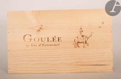 null 6 B GOULÉE BY COS D'ESTOURNEL (original wooden case), Médoc, 2014
