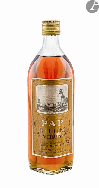 null 1 B OLD GUADELOUPE RHUM 50% (e.l.a.), Pap, NM
