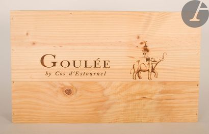 6 B GOULÉE BY COS D'ESTOURNEL (original wooden...