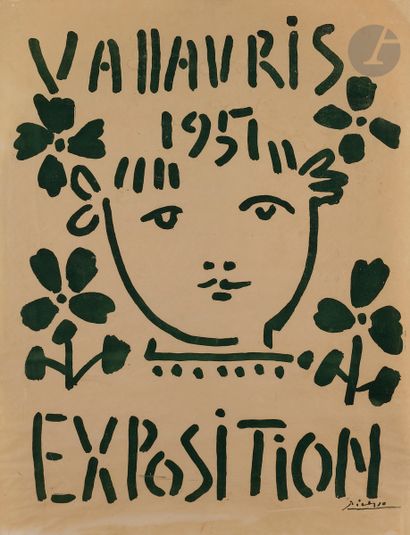 Pablo Picasso (1881-1973 )Poster for a ceramics...