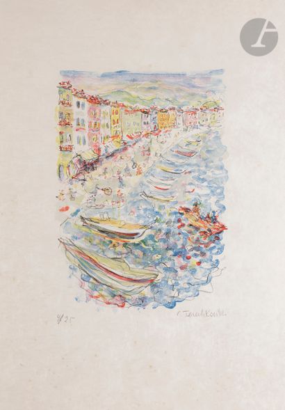  Constantin Terechkovitch (1902-1978) Illustrations pour Colette, La Treille muscate....