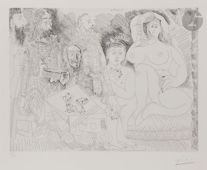 null Pablo Picasso (1881-1973)
Autour de « La Célestine » : collation au jardin,...