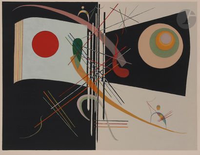 null Vassily Kandinsky (1866-1944) (d'après
)Composition IV. 1969.
lithograph in...