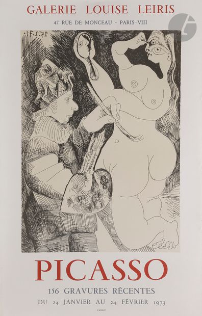 null Pablo Picasso (1881-1973) (d’après)
Picasso 156 gravures récentes. Affiche pour...