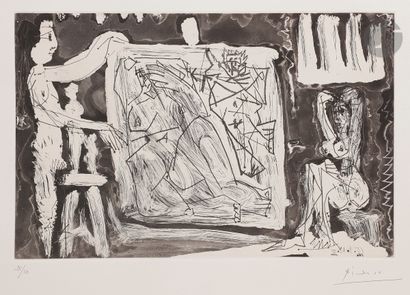 Pablo Picasso (1881-1973) Dans l’atelier :...