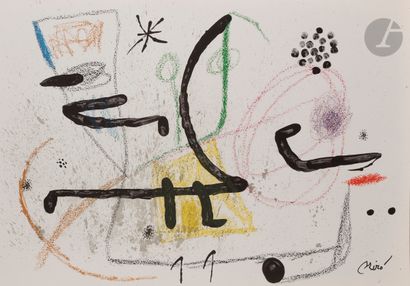 null Joan Miró (1893-1983)
Maravillas con variaciones acrosticas, pl. 9. 1975.
Lithographie...