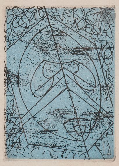 Max Ernst (1891-1976) Pl. 1 et 6 pour Tristan...