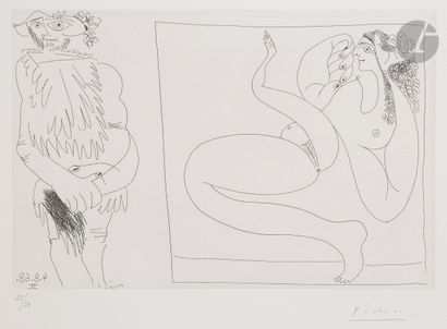 Pablo Picasso (1881-1973) Homme des bois...