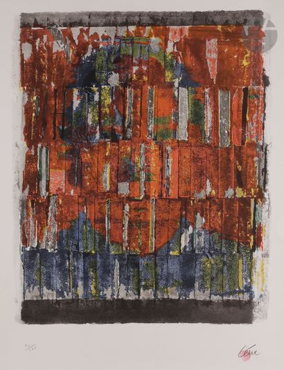  César (César Baldaccini, known as) (1921-1998 )Mao. About 1963. Lithograph in colors....