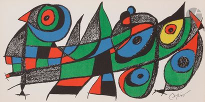 Joan Miró (1893-1983) Pl. pour Miró sculpteur...