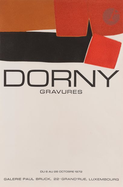 Bertrand Dorny (1931-2015) Affiche pour une...