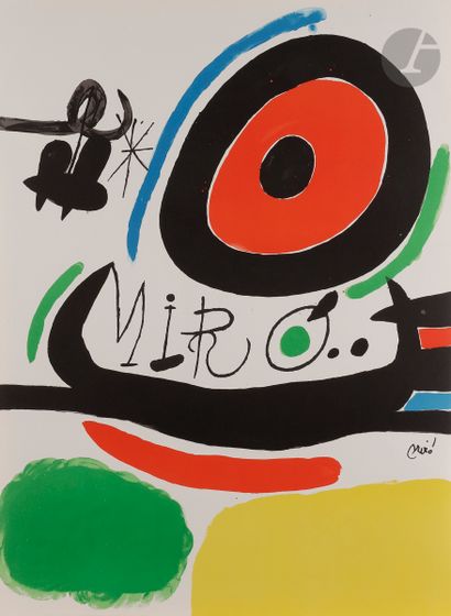 Joan Miró (1893-1983) Tres Llibres. 1970....
