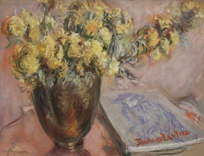 Léon HEYMANN (XXe siècle)
Bouquet de fleurs
Pastel....