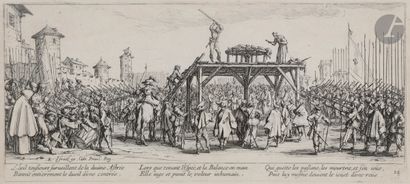 null Jacques Callot (1592-1635) 
Les Misères et malheurs de la guerre. 1633. Eau-forte....