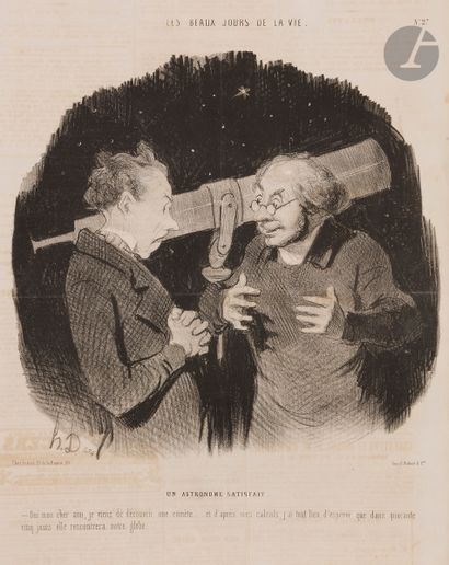 null Honoré Daumier (1808-1879) 
Pl. de diverses suites. (Les Beaux jours de la vie ;...