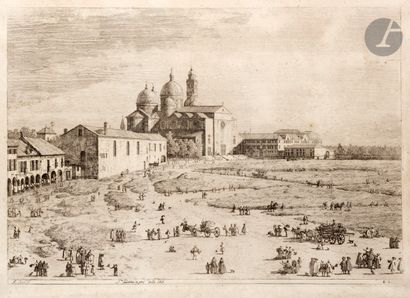 null Canaletto
(Giovanni Antonio Canal, dit) (1697-1768) 
S. Giustina in Pra della...