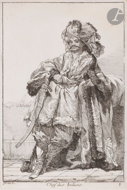 null Joseph-Marie Vien (1716-1809) 
Carnaval du Sultan à la Mecque : Mascarade Turque...