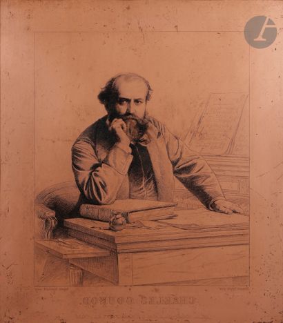 Auguste Blanchard (1819-1898) Charles Gounod....