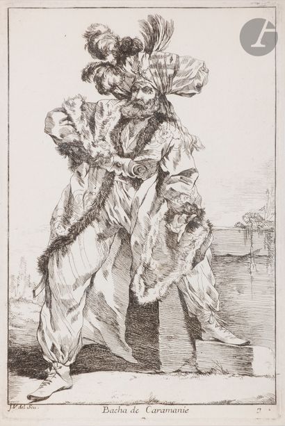 null Joseph-Marie Vien (1716-1809) 
Carnaval du Sultan à la Mecque : Mascarade Turque...