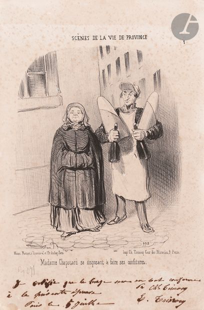 Honoré Daumier (1808-1879) Scènes de la vie...