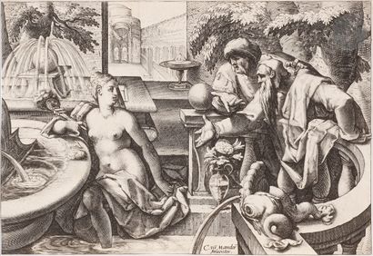 Karel van Mander (1548-1606) (d’après) Suzanne...