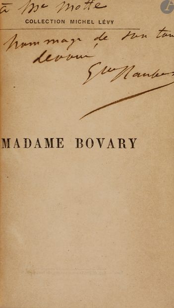 null FLAUBERT (Gustave).
Madame Bovary. Mœurs de province.
Paris : Michel Lévy, 1857....
