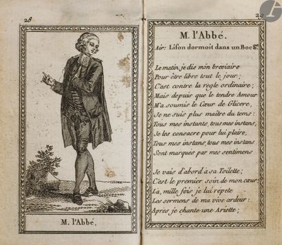 null [ALMANACH].
Almanach nouveau & galant appartenant à Marie-Joséphine Vincent....