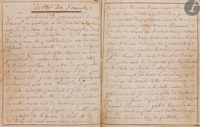 OUTIN (Pierre). Historical diary containing...