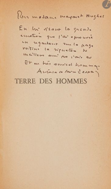 null SAINT-EXUPÉRY (Antoine de).
Terre des hommes.
Paris : Gallimard, [1939]. — In-8,...