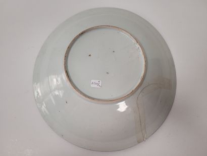 null Large kraak style dish, Japan, Arita kilns, 17th
centuryPorcelain decorated...