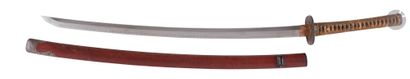null sabre japonais de type Katana, Japon, XIXe siècle
Lame shinshinto shinogi zukuri,...