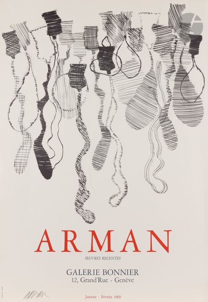 null ARMAN (Armand FERNANDEZ dit) (1928-2005)
Armand, œuvres récentes. 
Affiche pour...