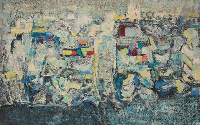null Sabine HETTNER (1906-1986)
Bord de mer, 1960
Huile sur toile.
Signée et datée...