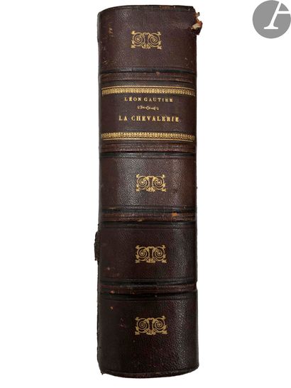 null Set of five volumes on chivalry and heraldry including
:- L. GAUTIER, La chevalerie...