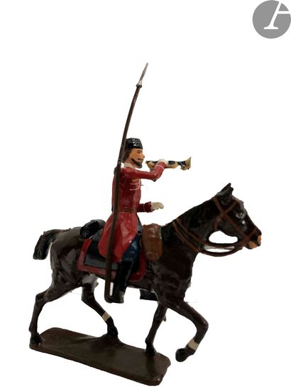 null CBG and MISCELLANEOUS 
Set of thirty equestrian and infantry figurines. 
Medieval...
