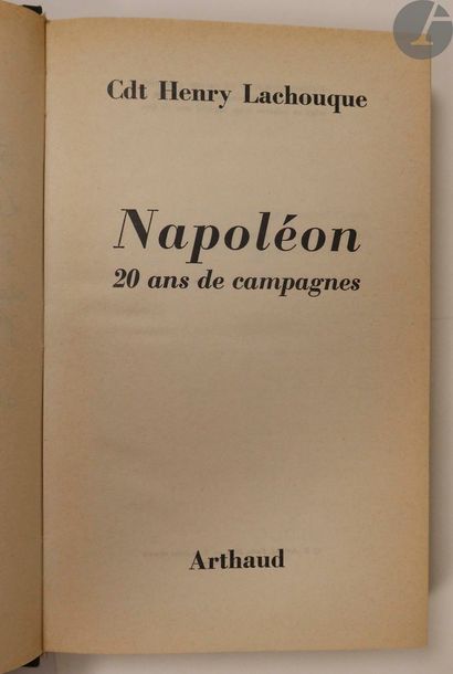 null Ensemble de deux volumes sur Napoléon.
 - Jules ROMAIN. Napoléon par lui-même....