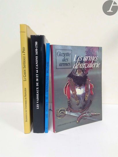 Lot of 4 miscellaneous books :- Les Insignes...
