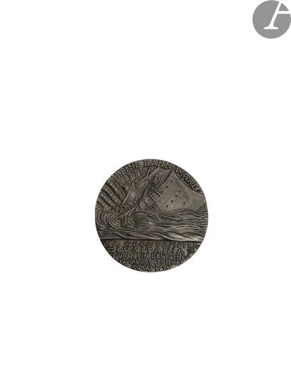 null Bronze medal.
Shipwreck of the Lusitania, May 5, 1915.
5.5 cm diameterIn
its...