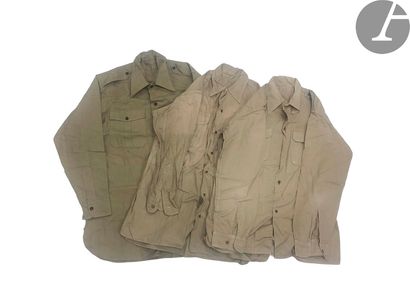 null Important lot of uniforms (circa 1960)