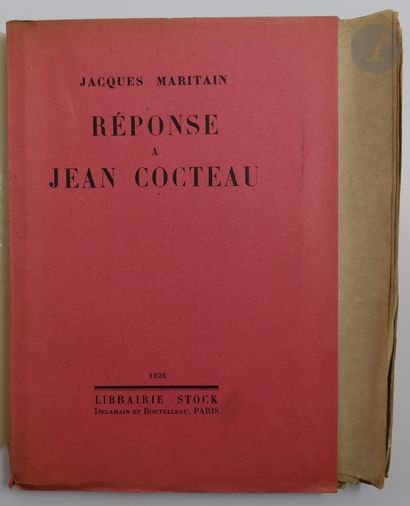 null COCTEAU (Jean). 
Lettre à Jacques Maritain.
[Avec] : MARITAIN (Jacques). Réponse...