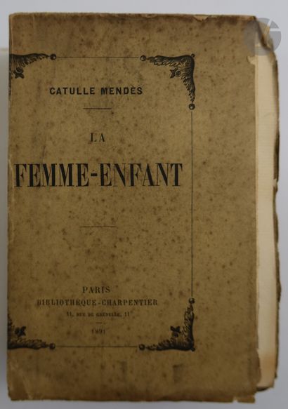 null MENDÈS (Catulle).
Ensemble de 2 ouvrages :


- LA FEMME-ENFANT. ROMAN CONTEMPORAIN....