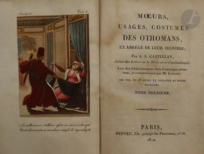 null CASTELLAN (Antoine-Laurent)
Moeurs, usages, costumes des Othomans, et abrégé...