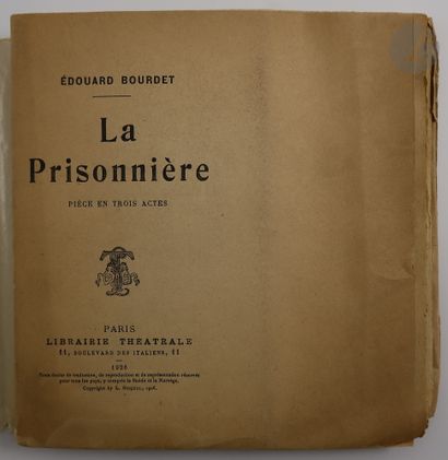 null BOURDET (Édouard).
La Prisonnière. Pièce en trois actes.
Paris : Librairie théâtrales,...
