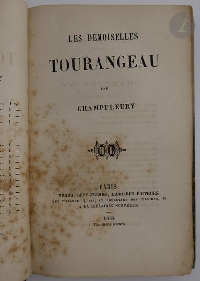 null CHAMPFLEURY.
The Romantic Vignettes. History of literature and art 1825-1840.
Paris...