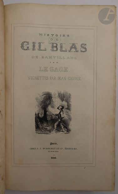 null LESAGE (Alain René).
Histoire de Gil Blas de Santillane.
Paris : J.-J. Dubochet...